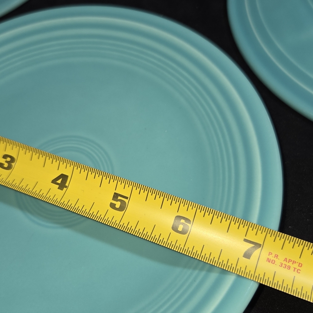 Vintage Turquoise Fiesta Salad Plate - Picture 8 of 8